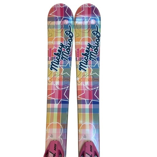 ミッキー 子ども用 スキー板128ブーツ23 ストック セット