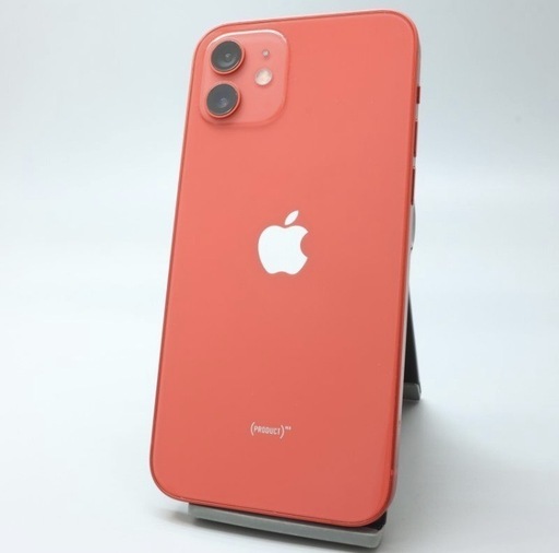 キャリアau　Apple iPhone 12 128GB (PRODUCT)RED A2402 MGHW3J/A バッテリ86% ■SIMフリー