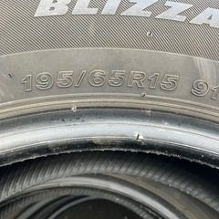 2021年製　ブリザックVRX3  195-65-15  7分山の画像