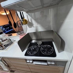 キッチン 汚れ防止 壁 コンロ 天板 フィルム PVCマットの画像