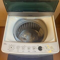 Haier全自動洗濯機JW-C55A（2017年製）の画像