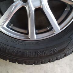スタッドレスタイヤホイールセット 2022年製ダンロップWINTER MAX02 165/70r14の画像