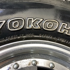 ホイール　四駆　4本セット　タイヤ付きの画像