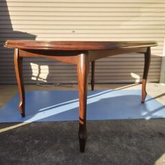 maruni マルニ アンティーク 猫脚ダイニングテーブル 昭和レトロ アンティーク 家具★直接引取り限定の画像