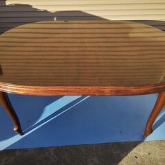 maruni マルニ アンティーク 猫脚ダイニングテーブル 昭和レトロ アンティーク 家具★直接引取り限定の画像