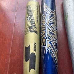 金属バット4本セットで　少年用　軟式用　野球　ZETT SSK の画像