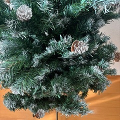 組み立て式　クリスマスツリー　電飾付きの画像