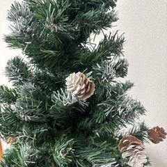 組み立て式　クリスマスツリー　電飾付きの画像