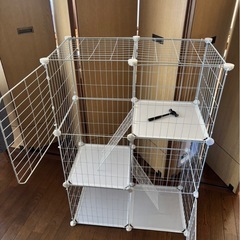 【美品】キャットケージ　キャットゲージの画像