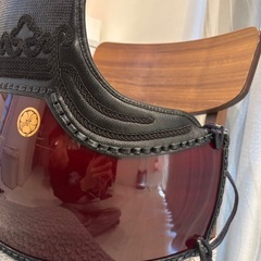 剣道　竹胴　家紋入りの画像