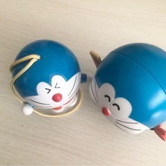 ドラえもんのフィギュア2個セット！おもちゃの画像
