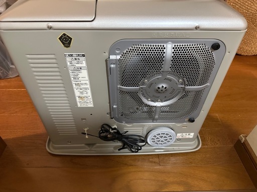 三菱 ファンヒーター KD-FX48D-N 9.0L 木造4.5～12畳 コンクリート～16畳 2002年製 シルバー 冬家電 暖房器