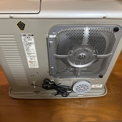 三菱 ファンヒーター KD-FX48D-N 9.0L 木造4.5～12畳 コンクリート～16畳 2002年製 シルバー 冬家電 暖房器具 MITSUBISHI の画像