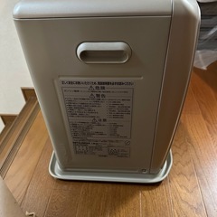 三菱 ファンヒーター KD-FX48D-N 9.0L 木造4.5～12畳 コンクリート～16畳 2002年製 シルバー 冬家電 暖房器具 MITSUBISHI の画像
