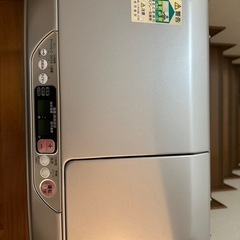 三菱 ファンヒーター KD-FX48D-N 9.0L 木造4.5～12畳 コンクリート～16畳 2002年製 シルバー 冬家電 暖房器具 MITSUBISHI の画像