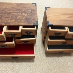 [12/15まで](21)小物入れ箱　2個の画像