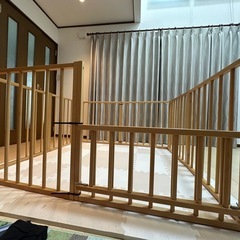 ベビーサークル 木製　W700 x H750 8枚の画像