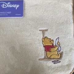 プーさん　ハンカチタオル　イニシャルの画像