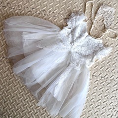 女の子　ベビー　チュールドレス　の画像