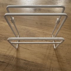 山崎実業tower フィルムフック　スポンジボトルラックまな板収納2点まとめ売りの画像