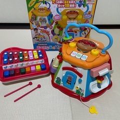 アンパンマン おおきなよくばりボックス　オモチャ　知育玩具　　ピアノの画像