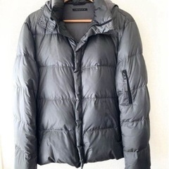 セオリー　メンズダウンジャケット シルバーグレーの画像