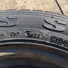 【交換含】ホンダ N-BOX 155/65R14 未使用スタッドレスタイヤセット 軽自動車用の画像