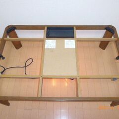 【中古2016年製】家具調コタツ(利根商会)の画像