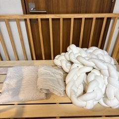 大和屋　kihon 木製ベビーベッド 120×70の画像