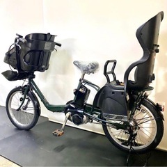 1年保証 送料無料　新型　パナソニック　ギュットミニ　カーキ　電動アシスト自転車　g1221の画像