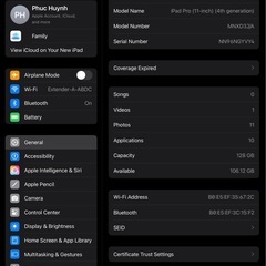 Ipad pro 11inch 128GBの画像