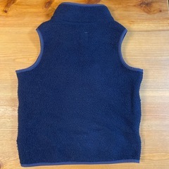 GAP フリースベスト　ネイビー　120cmの画像