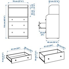 IKEAチェストの画像