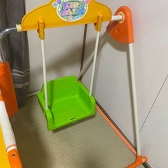 子ども用 室内すべり台 ブランコセットの画像