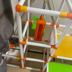 子ども用 室内すべり台 ブランコセットの画像