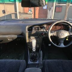 ローンは毎月39,400円～　トヨタ　チェイサー　ツアラーV　純正５速ミッションＲ１５４載替公認取得済み　ＭＴ用メーターカバー　ＫＹＢスーパースペシャルアイバッハダウンサス　柿本改ｋａｋｉｍｏｔｏ・Ｒマフラー　純正エアロ　後期モデルの画像