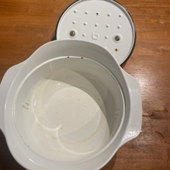 【現在やりとり中】 純国産南部鉄器　ホーロー鍋　白磁色(ホワイト)LP0122WH【HM】 の画像