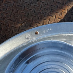 アルミ製 丸型たらい 洗い桶 園芸用プランターやDIYにの画像