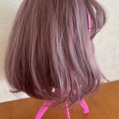 ウイッグ（ピンク.パープル系）の画像