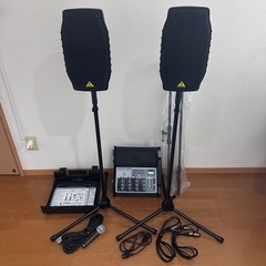 Behringer ポータブルPAシステム EPA150 ベリンガー マイクスタンド マイク付き の画像