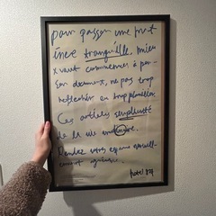 ★決まりました★デザインポスター　額縁付き　インテリアの画像