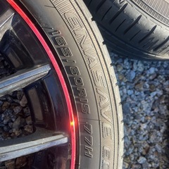 165/60R15  タイヤホイール4本セット　バリ山の画像