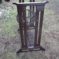JANOME  足踏みミシン ミシン脚  鉄脚 自作　インテリアの画像