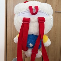 キティぬいぐるみリュックの画像