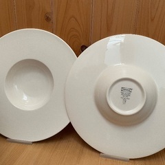 【お値引き交渉可能です】 2皿セット　IKEAパスタ用プレート皿の画像