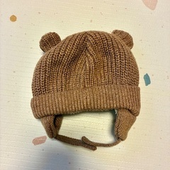 【GAP】ベビー帽子クマ【ブラウン】の画像