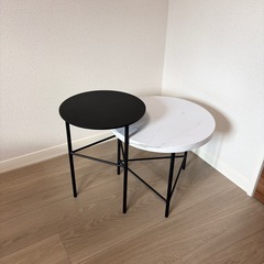 lowya 大理石柄　サイドテーブルの画像