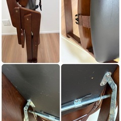 KATOJI 木製高椅子 ダークブラウンの画像