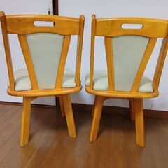 ダイニングチェア２脚セットの画像