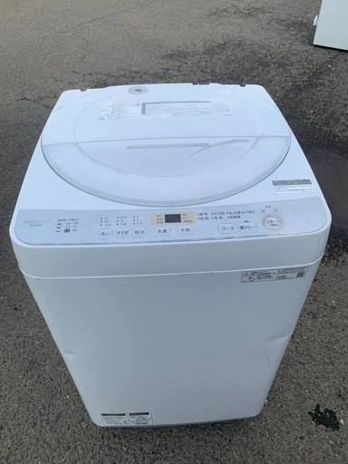 ?SHARP 電気洗濯機  ES-GE6C-W